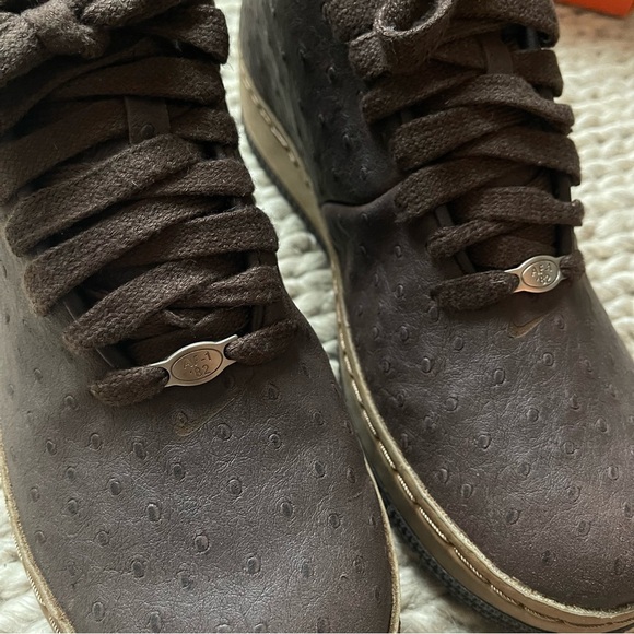Nike Air Force 1 Supreme Ostrich 2005 Baroque Brown (DS/NIB) Size 9 Collectible - Picture 4 of 11